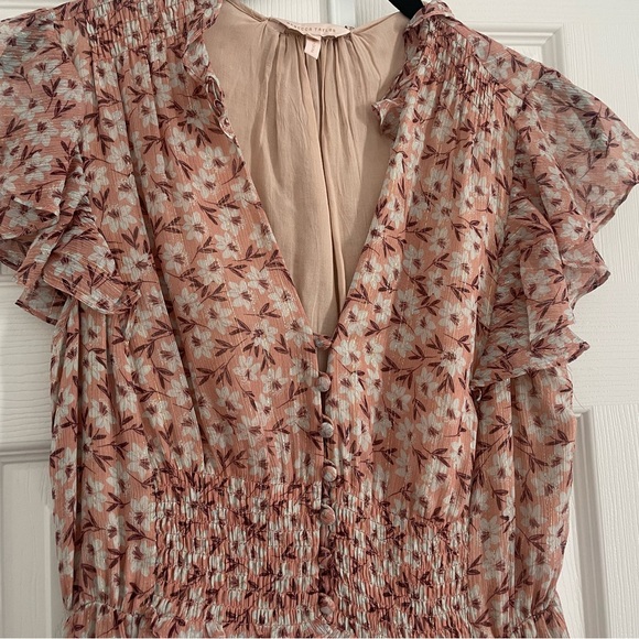 Rebecca Taylor Lucia Fleur Lurex Dress - Picture 5 of 6